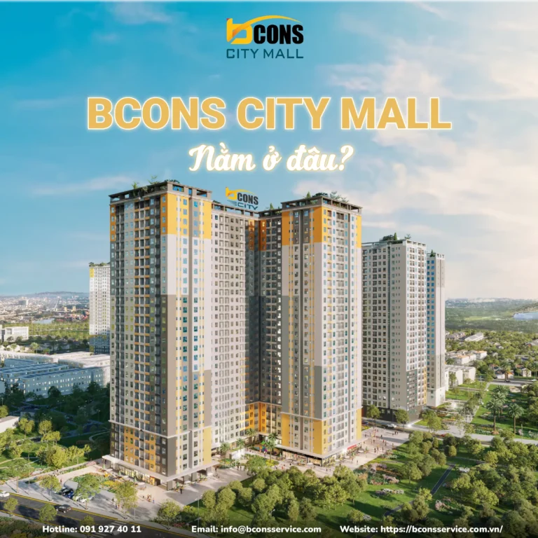 Vị trí Bcons City Mall tại Đông Hoà (Dĩ An cũ)