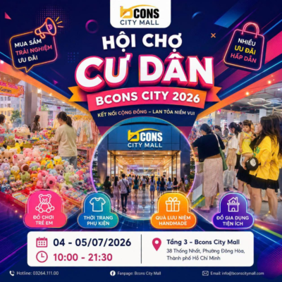 Hội chợ cư dân Bcons City Mall