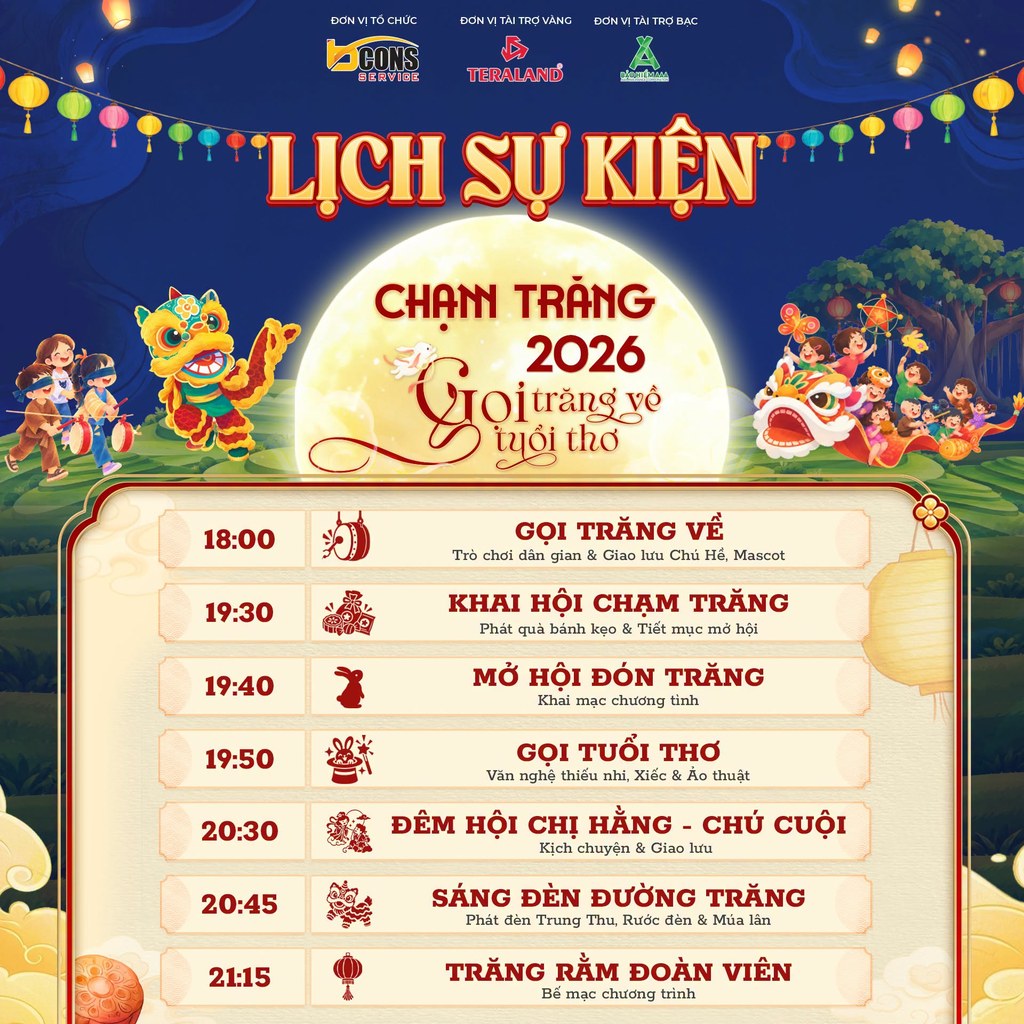 Đêm Hội Chạm Trăng Bcons City Mall - Bcons City Mall