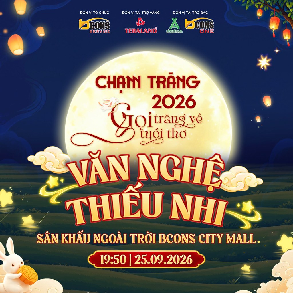 Đêm hội Chạm Trăng Bcons City Mall - Bcons City Mall