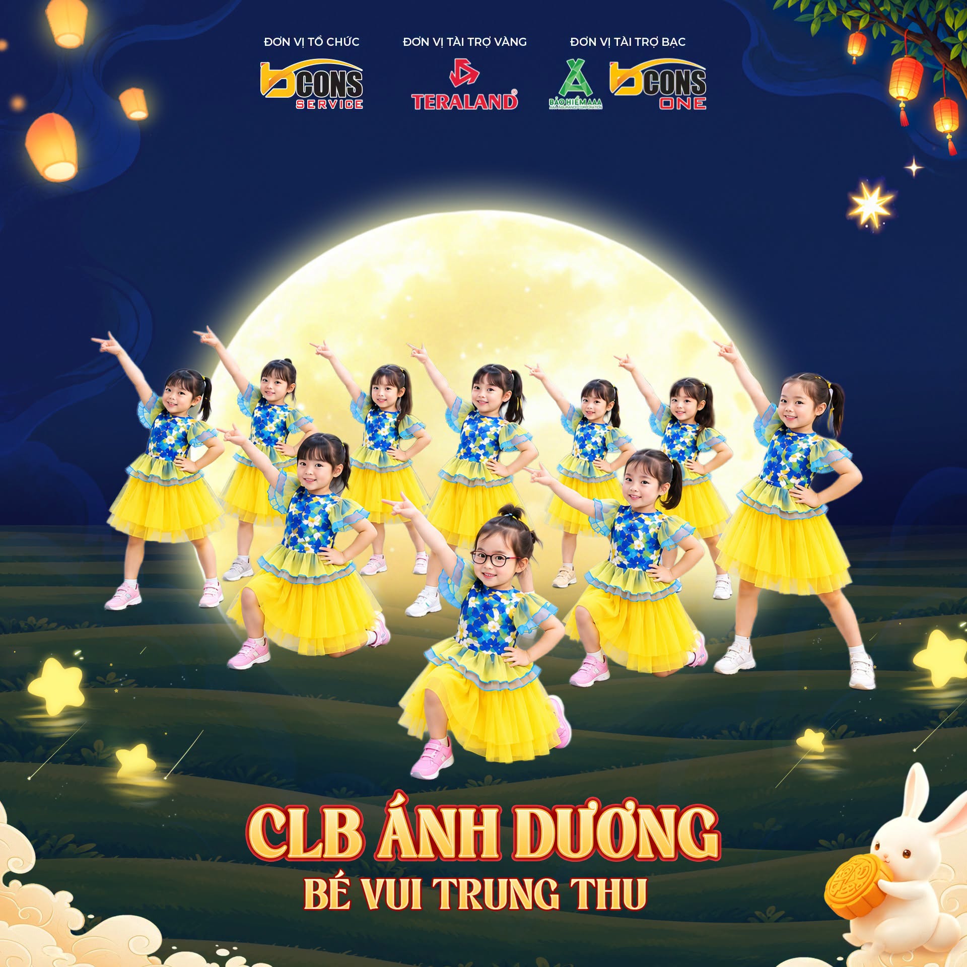 Đêm hội Chạm Trăng Bcons City Mall - Tiết mục Bé Vui Trung Thu của CLB Ánh Dương