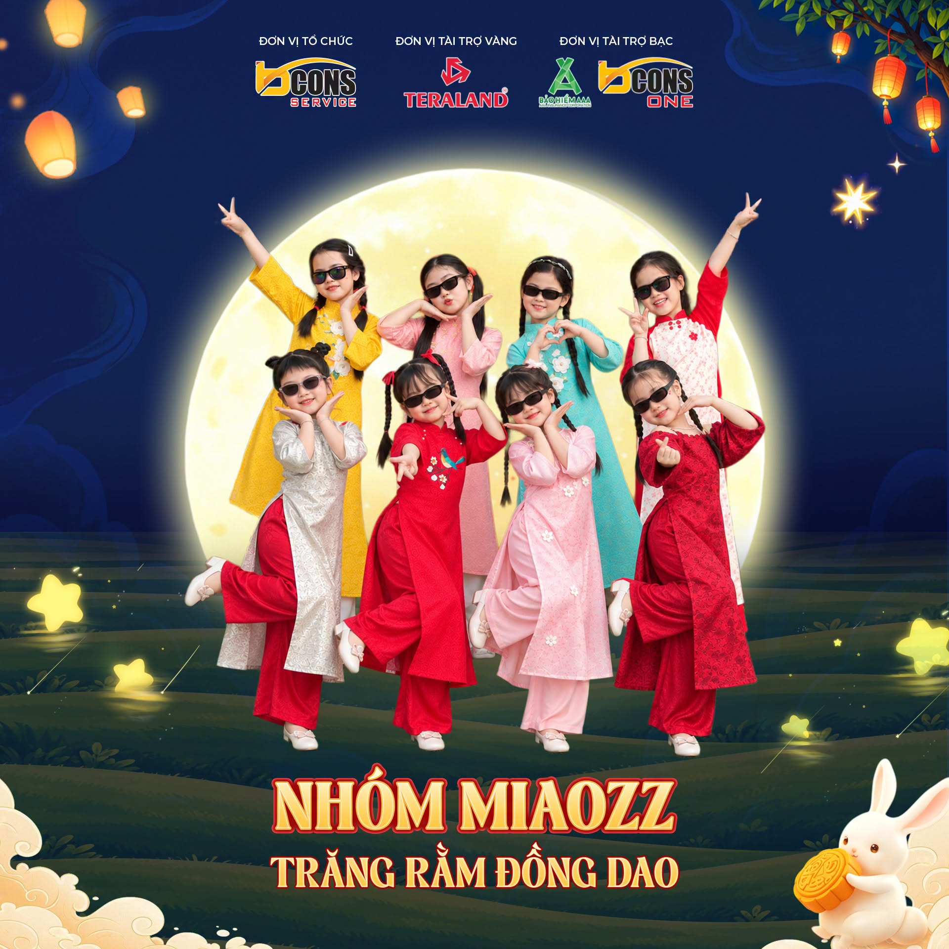 Đêm hội Chạm Trăng Bcons City Mall - Nhóm MIAOZZ biểu diễn Trăng Rằm Đồng Dao