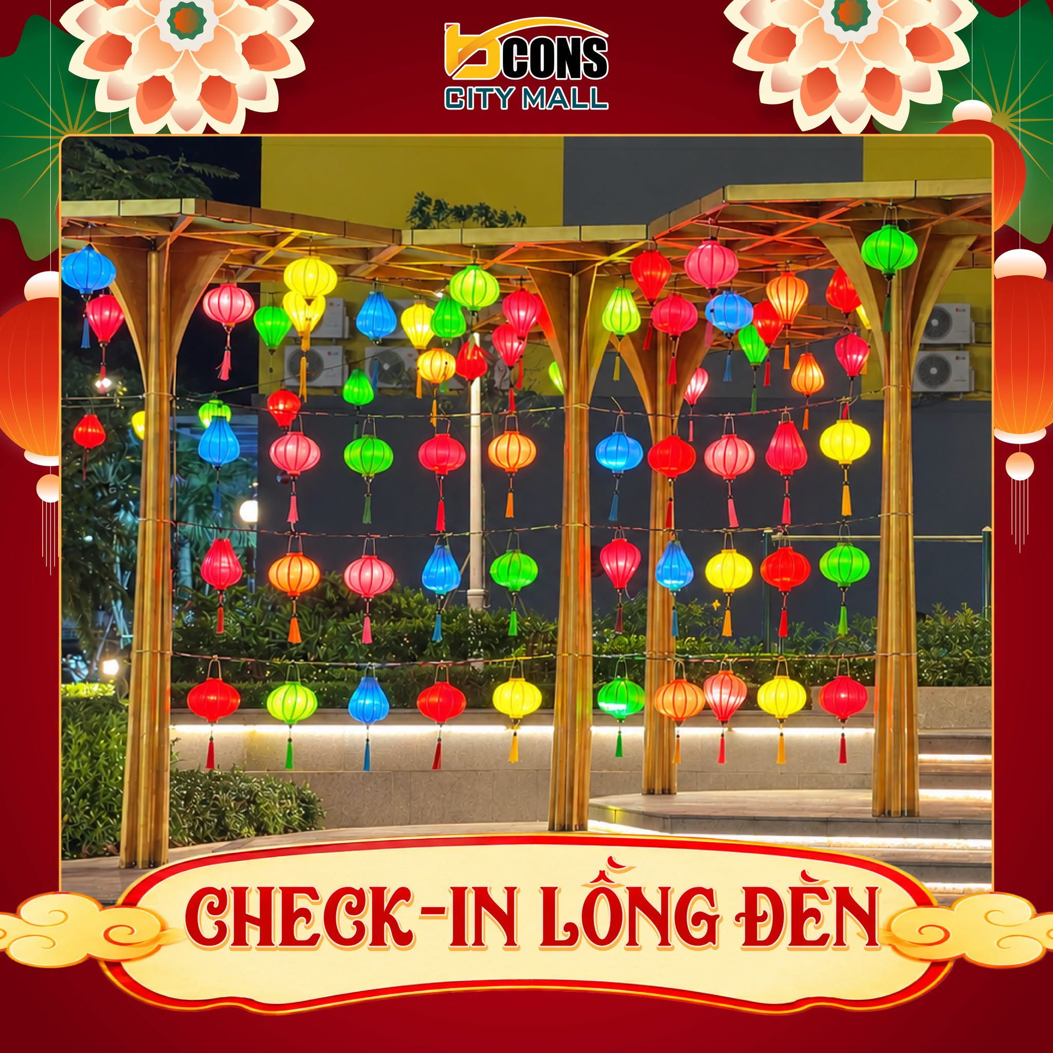 Hội Chợ Gốm Trông Trăng Bcons City Mall - Góc check-in lồng đèn