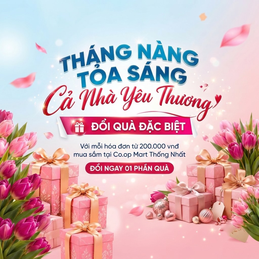 Chương trình nhận quà tặng Bcons City Mall Đông Hòa dành cho khách hàng mua sắm tại Co.opmart