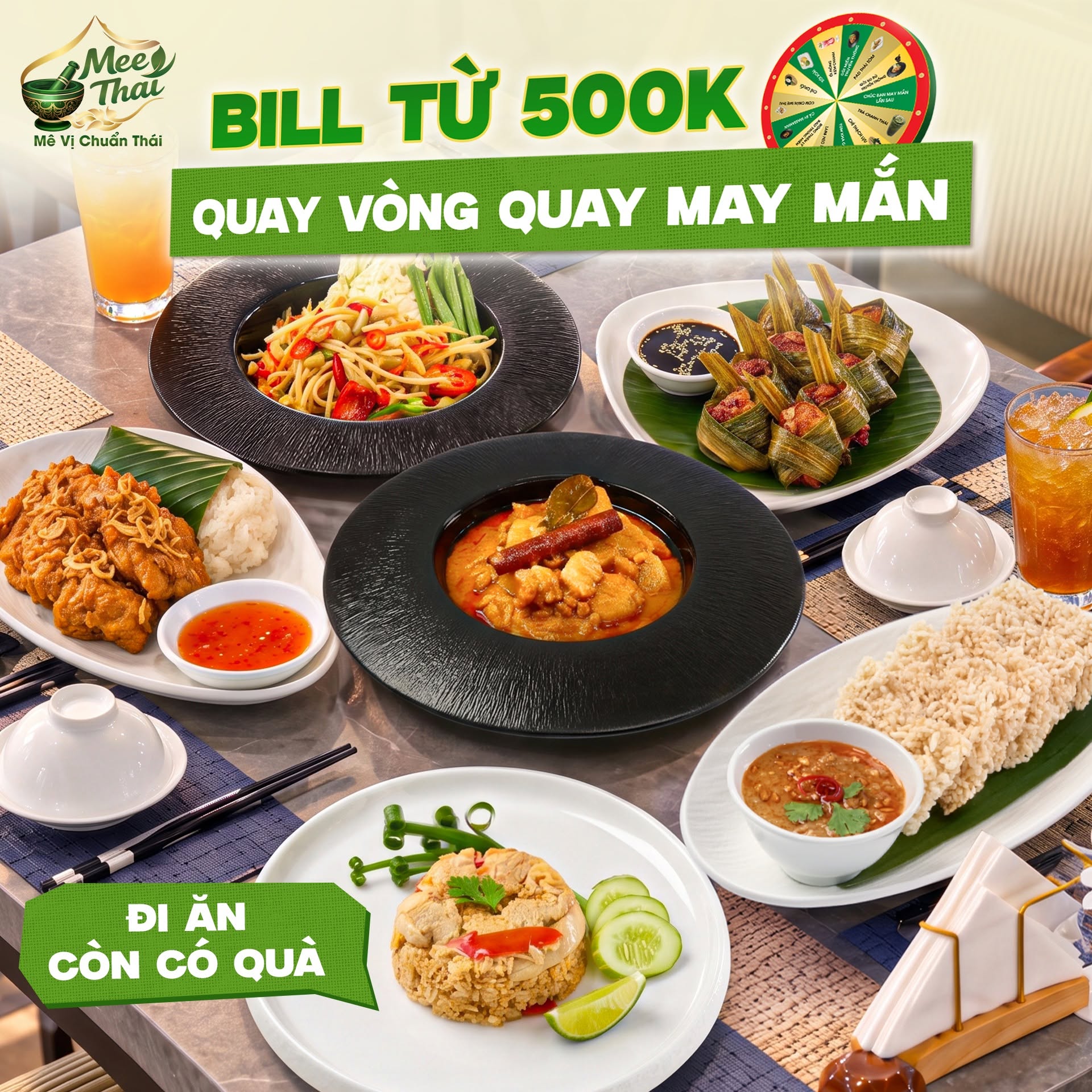 Cà ri Massaman Bcons City Mall - Thưởng thức bàn tiệc Thái tròn vị và tham gia vòng quay may mắn rinh quà